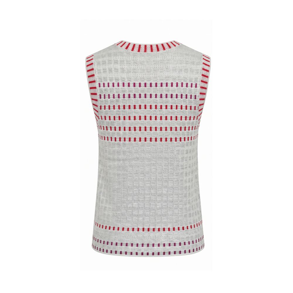 Malo Grey Silk Women Sweater Malo