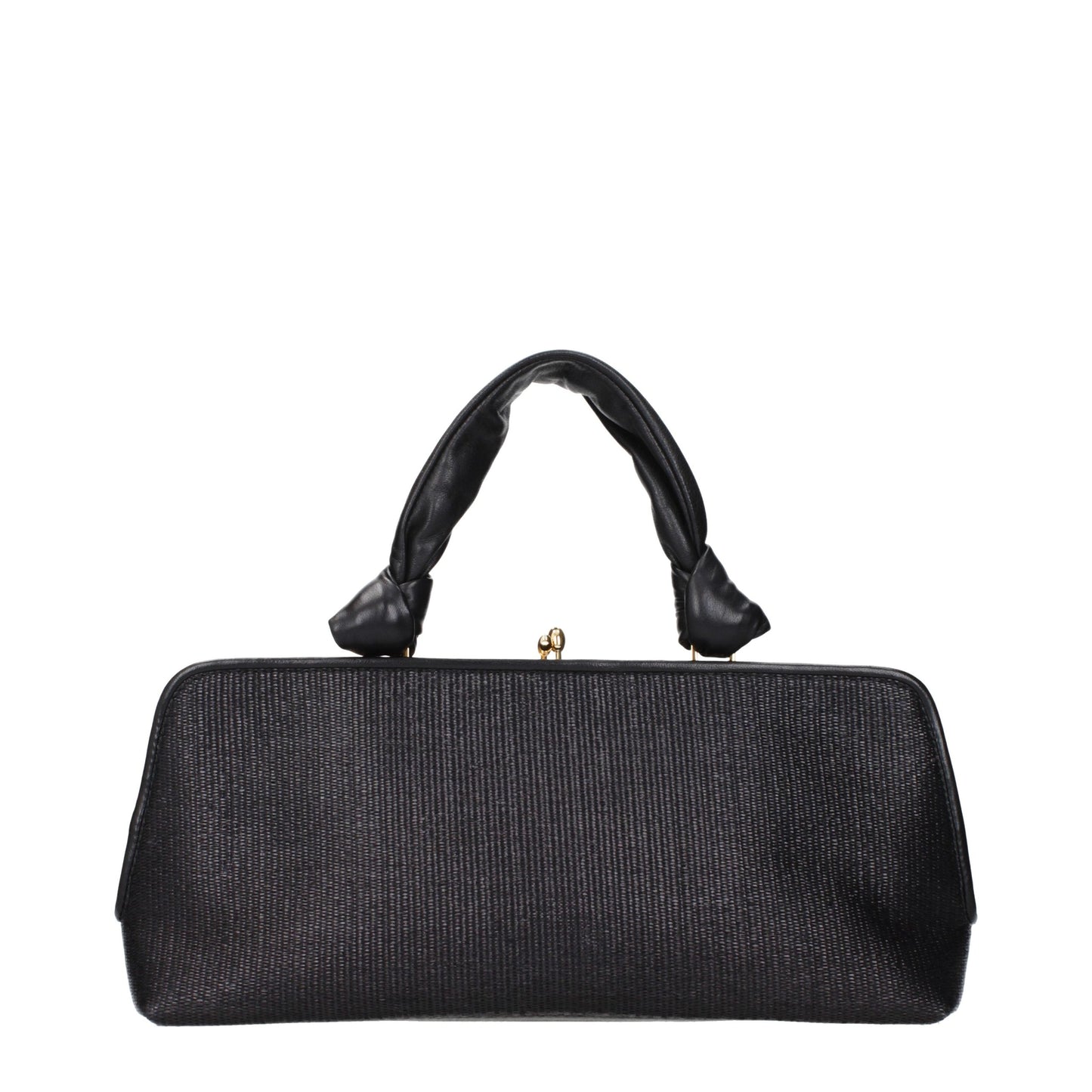 Jil Sander Black Raffia Handbag Jil Sander