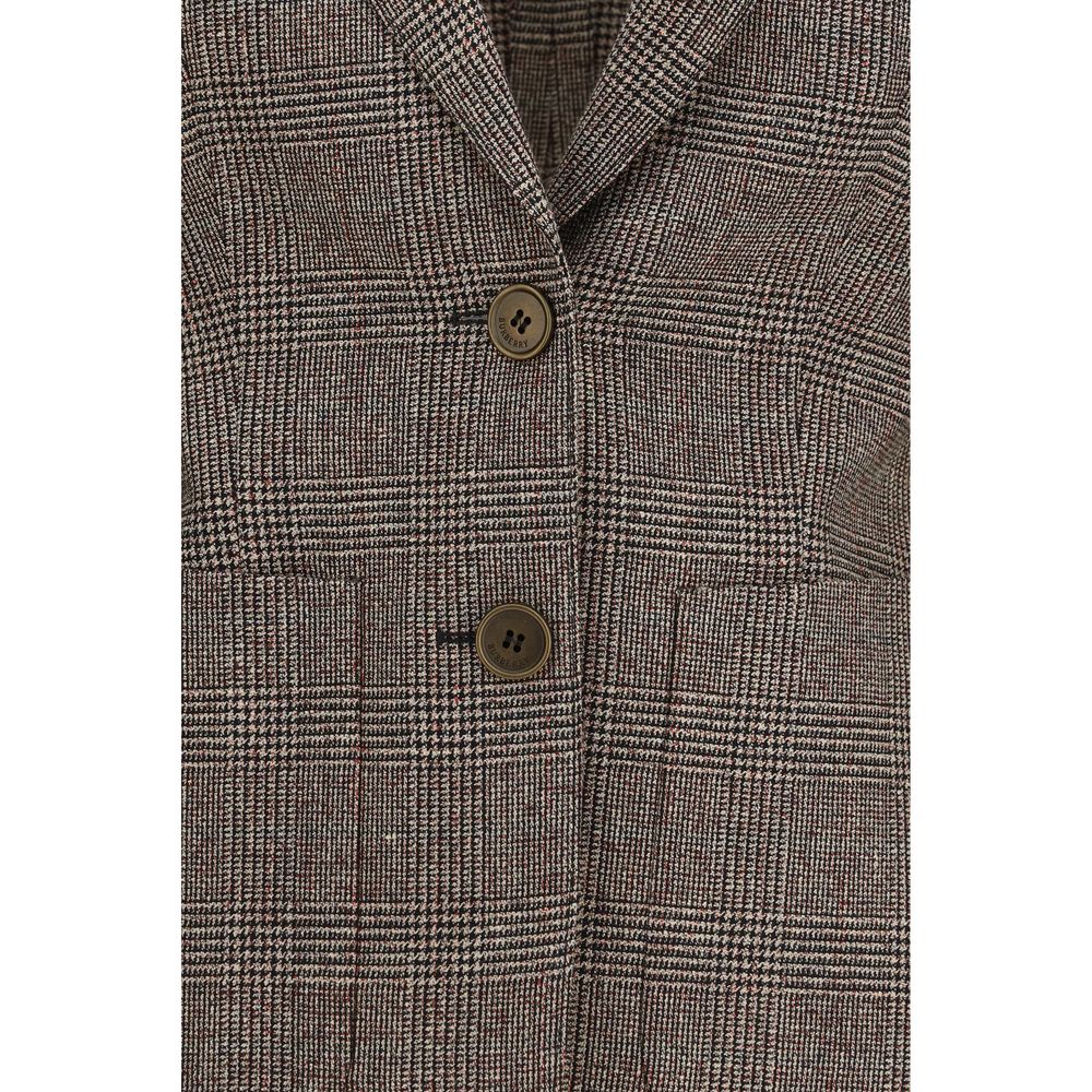Burberry Brown Wool Oves Aries Blazer Burberry