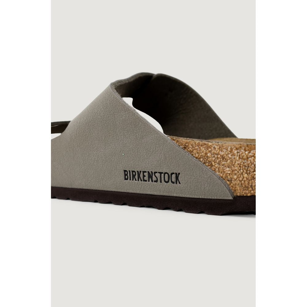 Birkenstock Gray Synthetic Strap-On Sandals Birkenstock