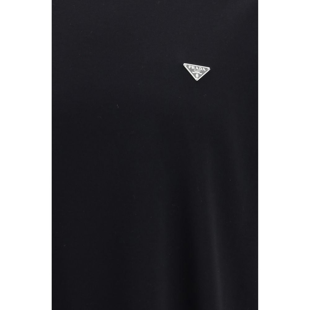Prada Black Cotton T-Shirt Prada