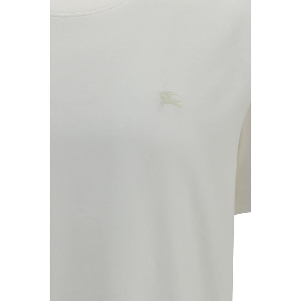 Burberry White Cotton T-Shirt Burberry