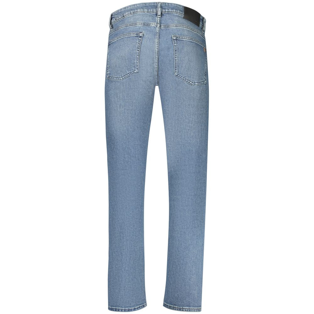 Hugo Boss Blu Cotton Men's Slim Jeans Hugo Boss