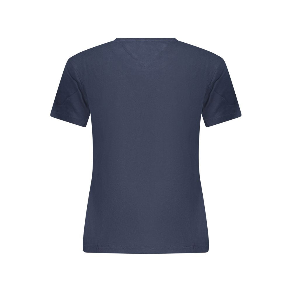 Tommy Hilfiger Blue Cotton Women T-Shirt Tommy Hilfiger