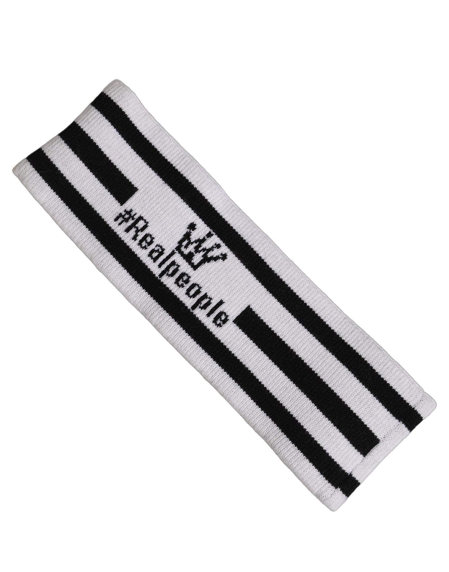 Dolce & Gabbana White Wool Knit #DGmillennials Head Band One Size Hat Dolce & Gabbana