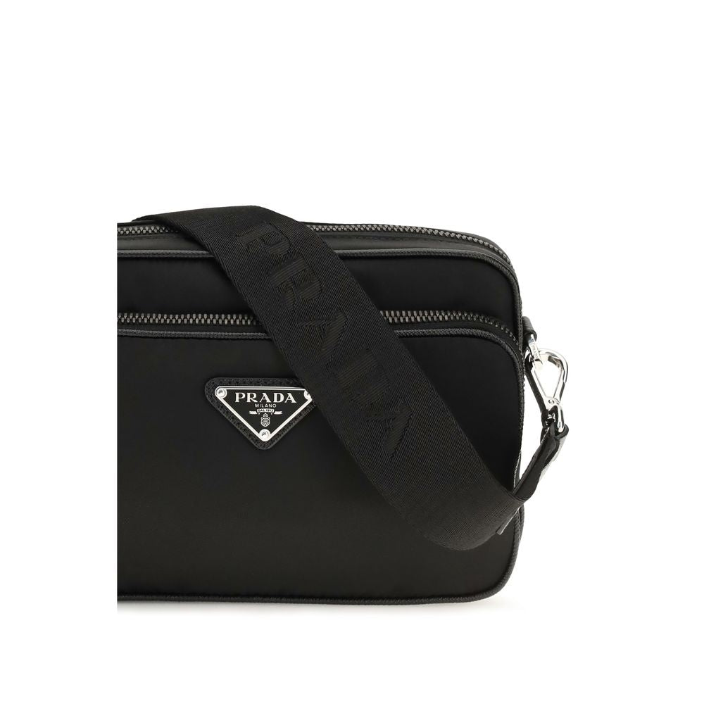 Prada Black Recycled Polyamide Shoulder Bag Prada
