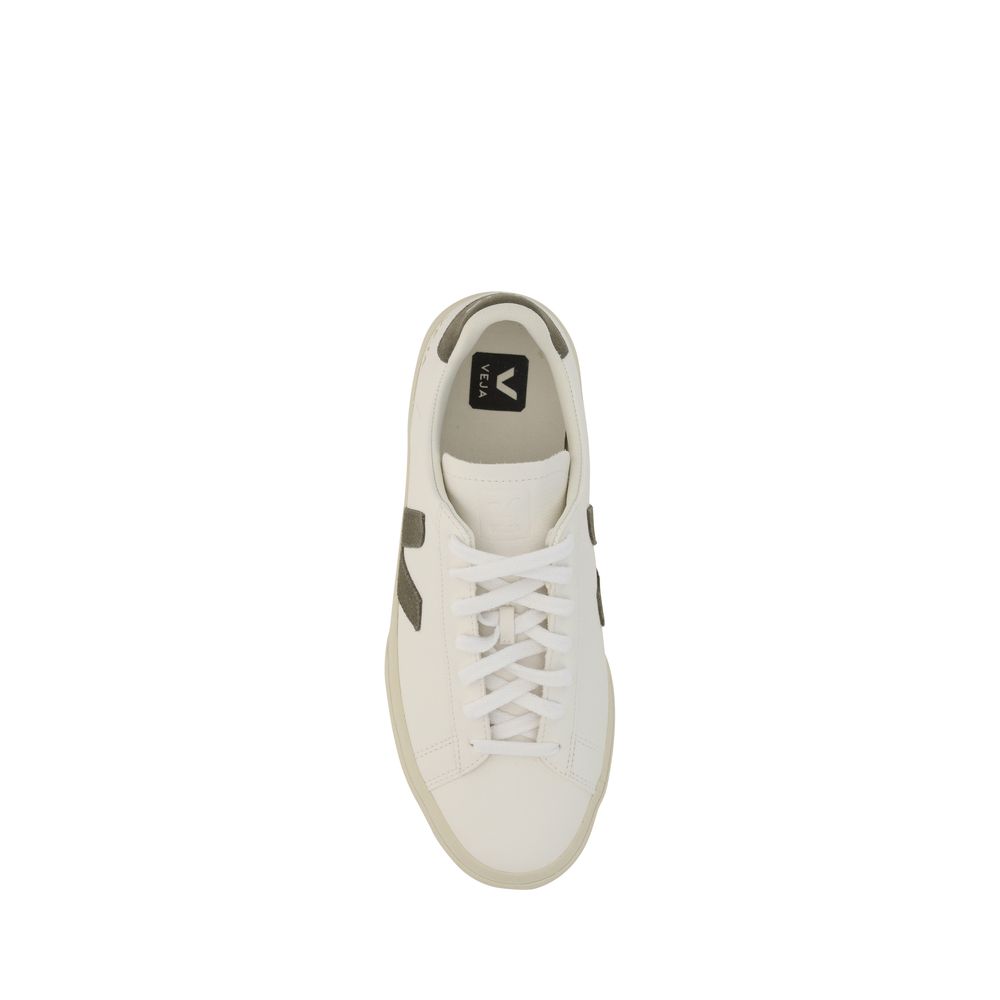 Veja White Calf Leather Bos Taurus Low Top Sneakers Veja