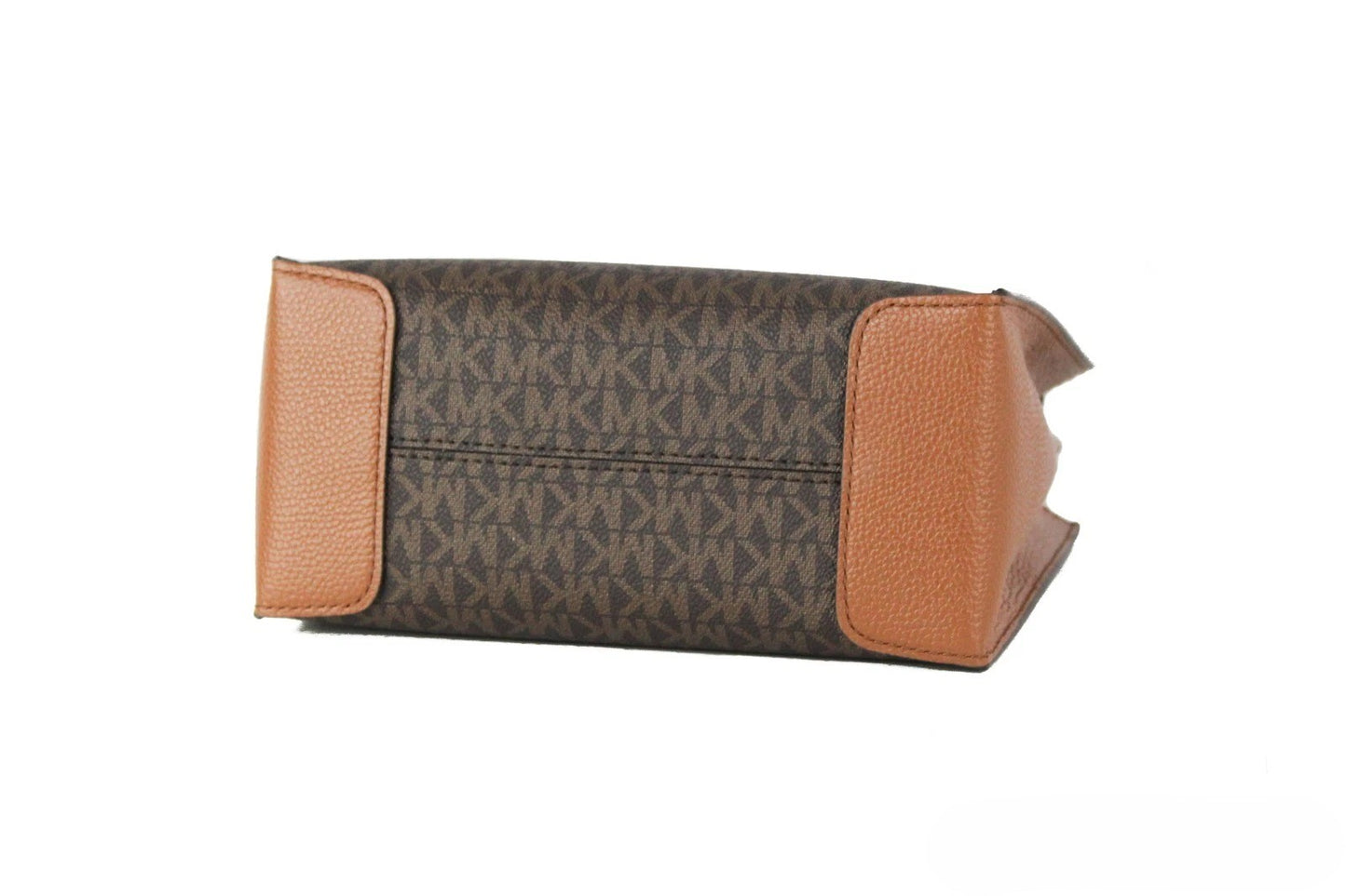 Michael Kors MICHAEL KORS Mercer 35S1GM9M2B Medium Logo And Leather Accordion Crossbody Bag In Brown Michael Kors
