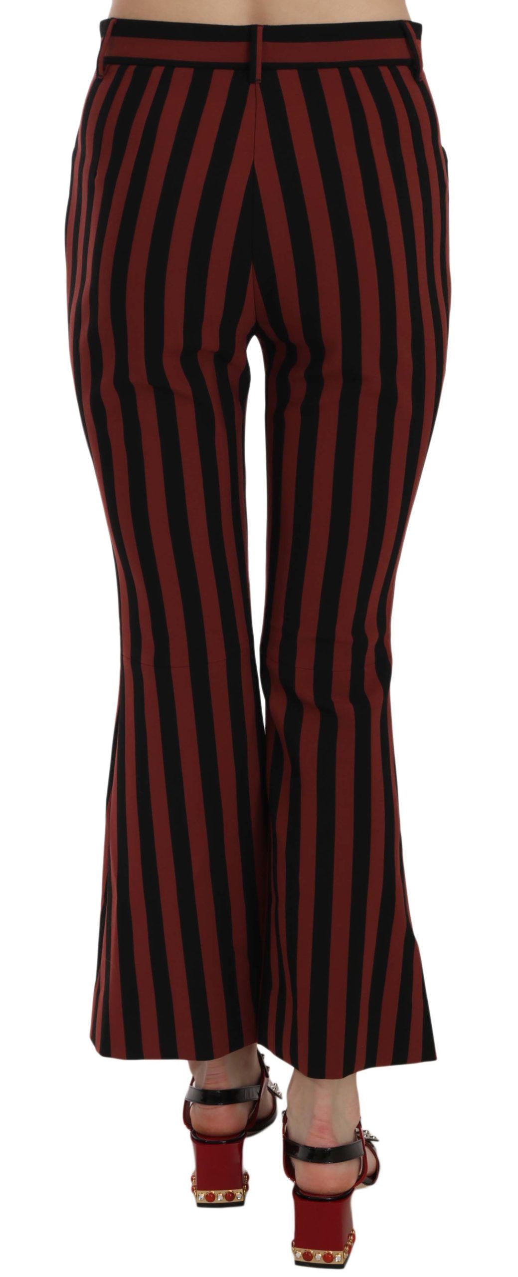 Dolce & Gabbana Elegant Cropped Flared Trousers Dolce & Gabbana
