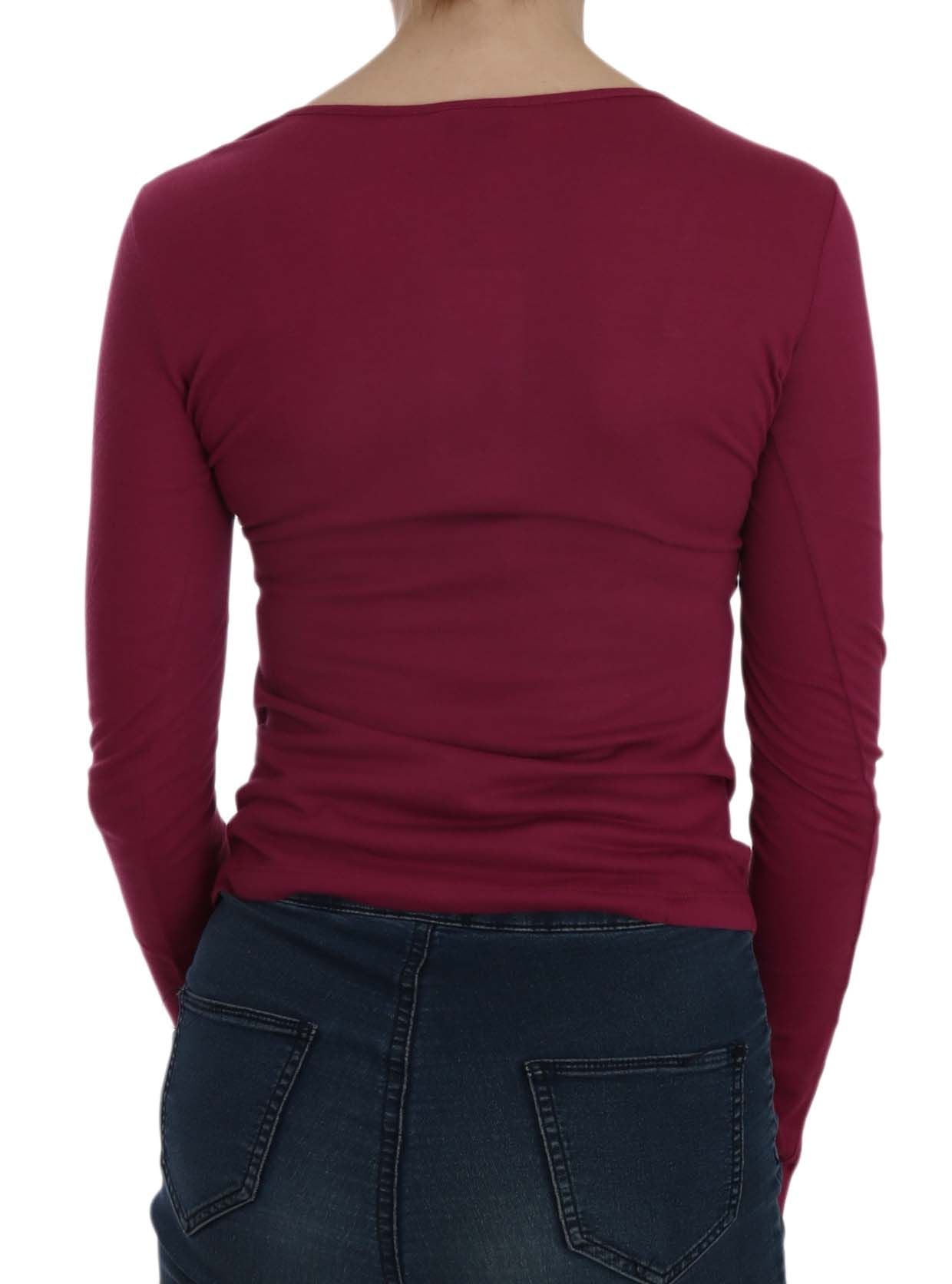 Exte Crystal Embellished Long Sleeve Casual Top Exte