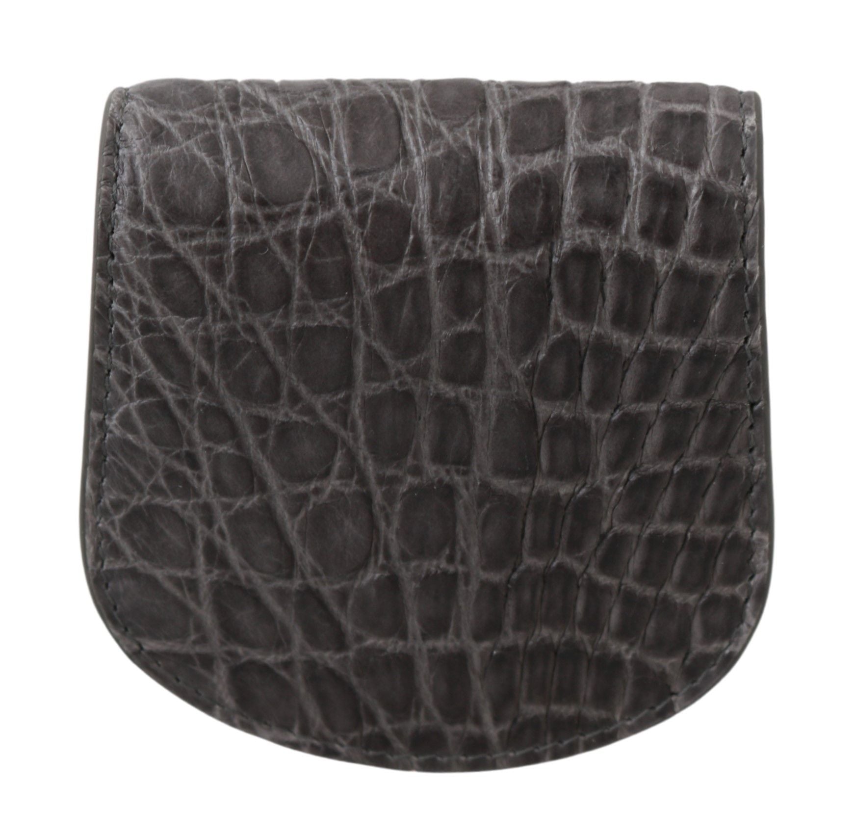 Dolce & Gabbana Gray Exotic Skin Condom Case Holder Pocket Wallet Dolce & Gabbana