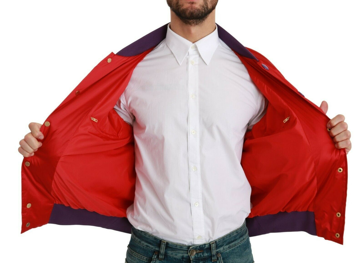 Dolce & Gabbana Red YEAR OF THE PIG Bomber Jacket Dolce & Gabbana