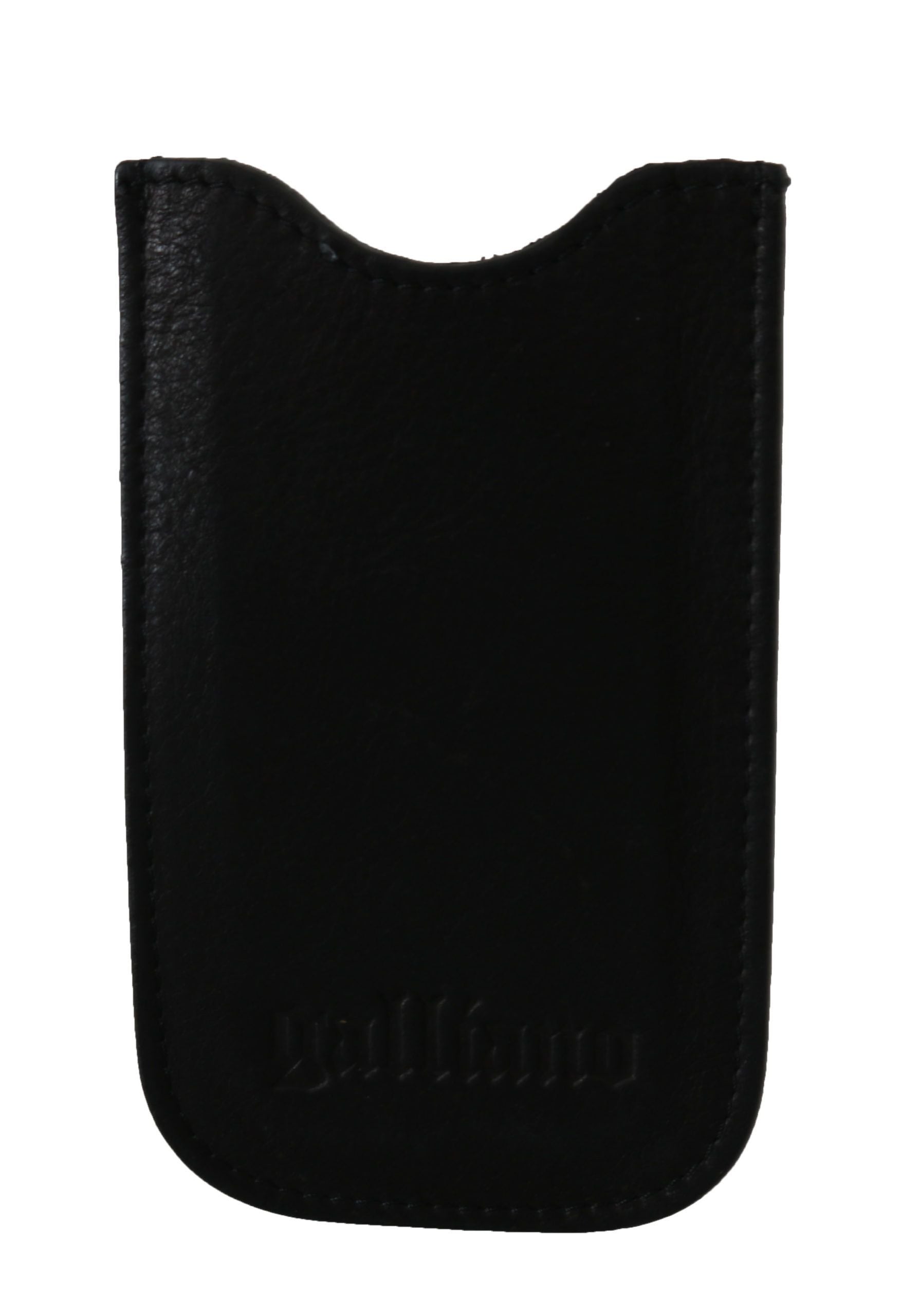 John Galliano Black Leather Multifunctional Men ID Bill Card Holder Wallet John Galliano