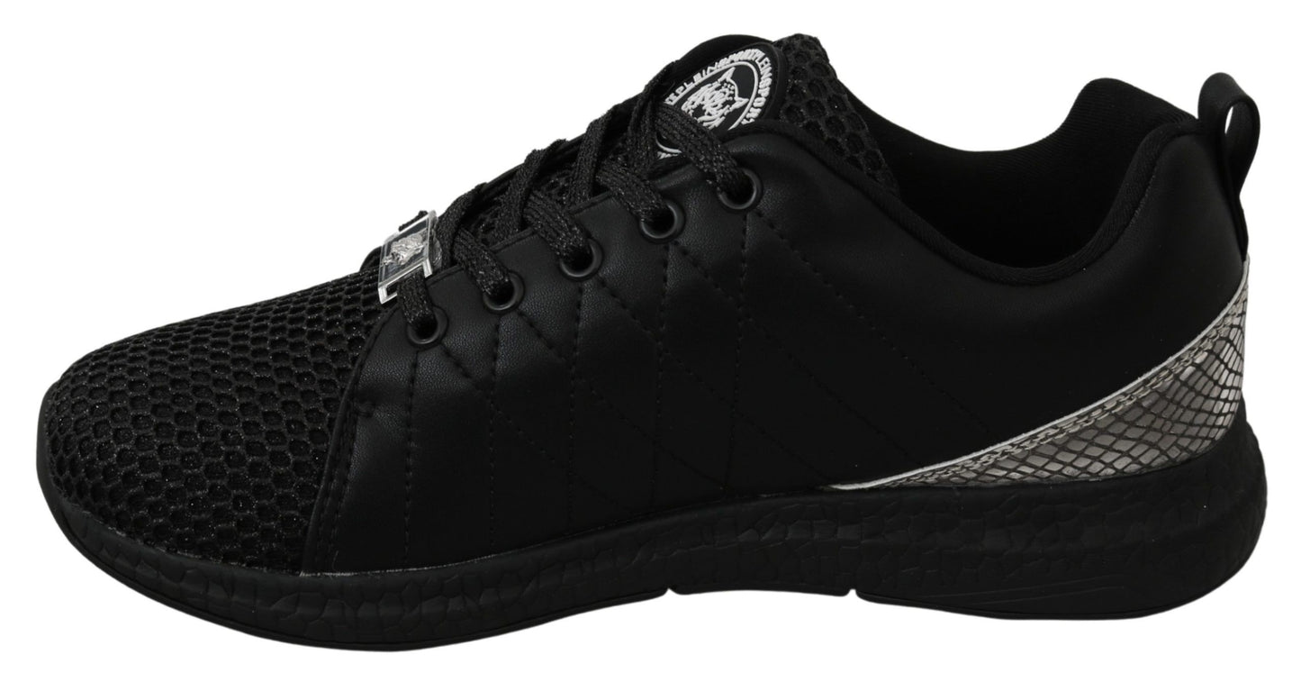 Philipp Plein Black Casual Running Sneakers Shoes Philipp Plein