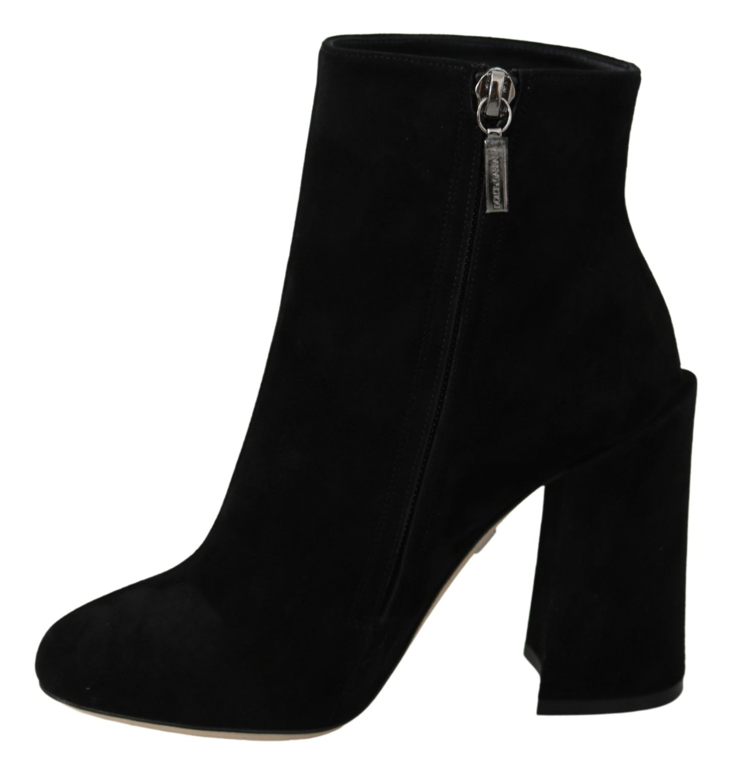 Dolce & Gabbana Black Suede L'Amore E'Bellezza Boots Shoes Dolce & Gabbana