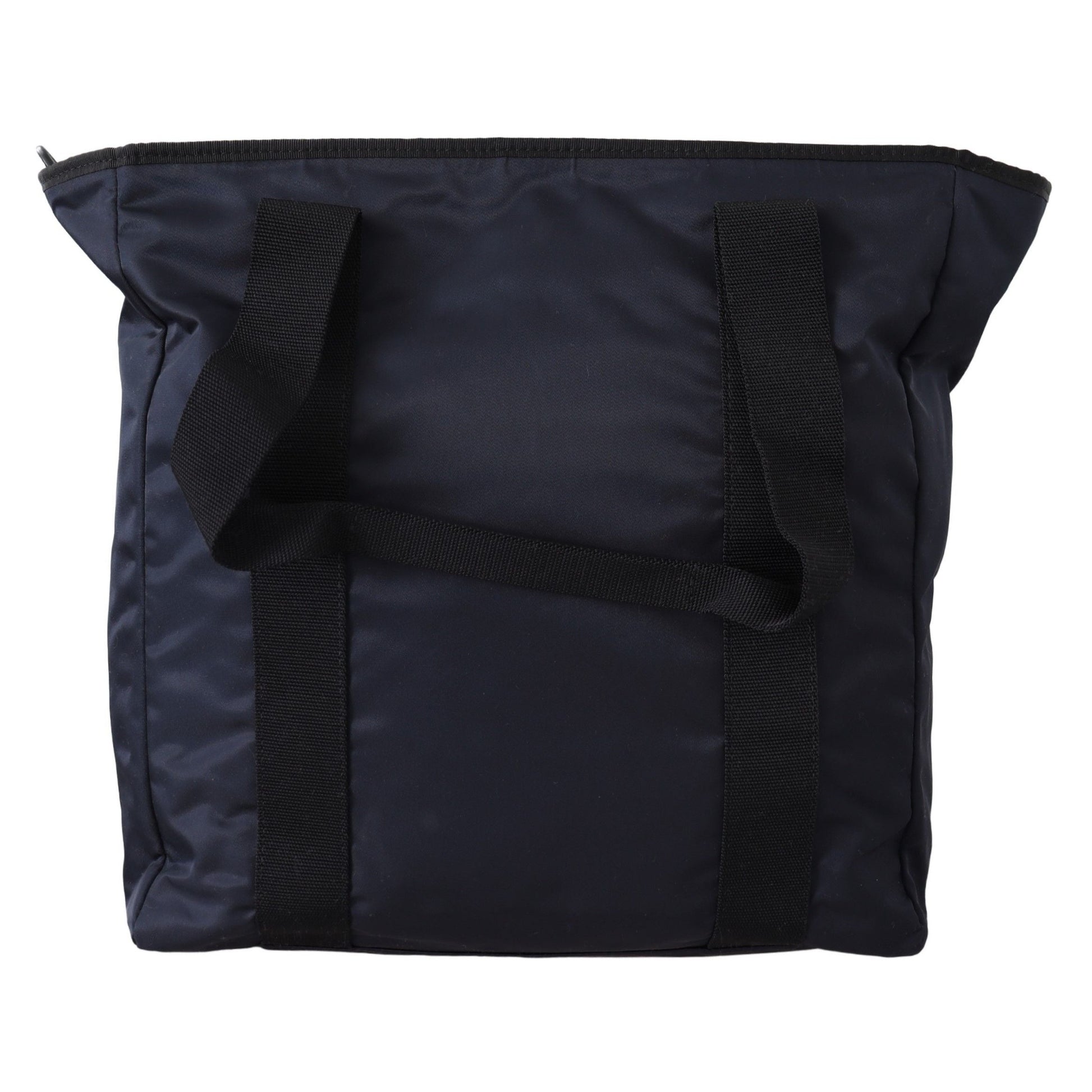 Versace Elegant Blue Nylon Tote Bag Versace