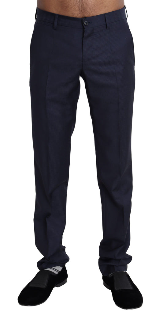 Dolce & Gabbana Navy Blue Dress Formal Men Trouser Pants Dolce & Gabbana