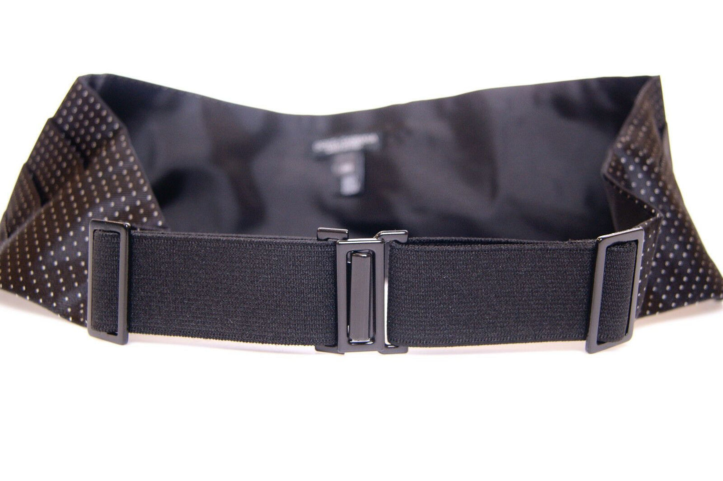 Dolce & Gabbana Black Waist Smoking Tuxedo Cummerbund Belt Dolce & Gabbana