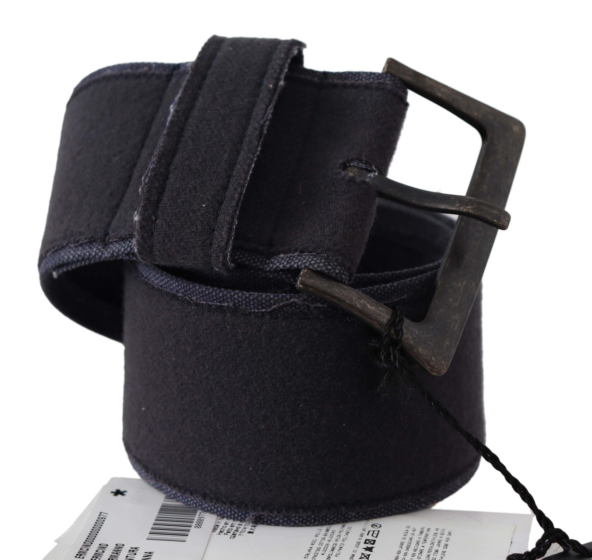 Ermanno Scervino Black Leather Wide Buckle Waist Luxury Belt Ermanno Scervino