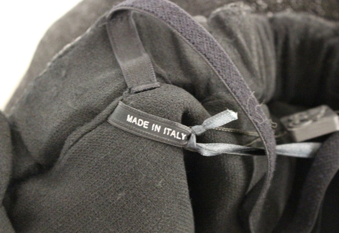 La Maison du Couturier Black Leather Jumpsuit La Maison du Couturier
