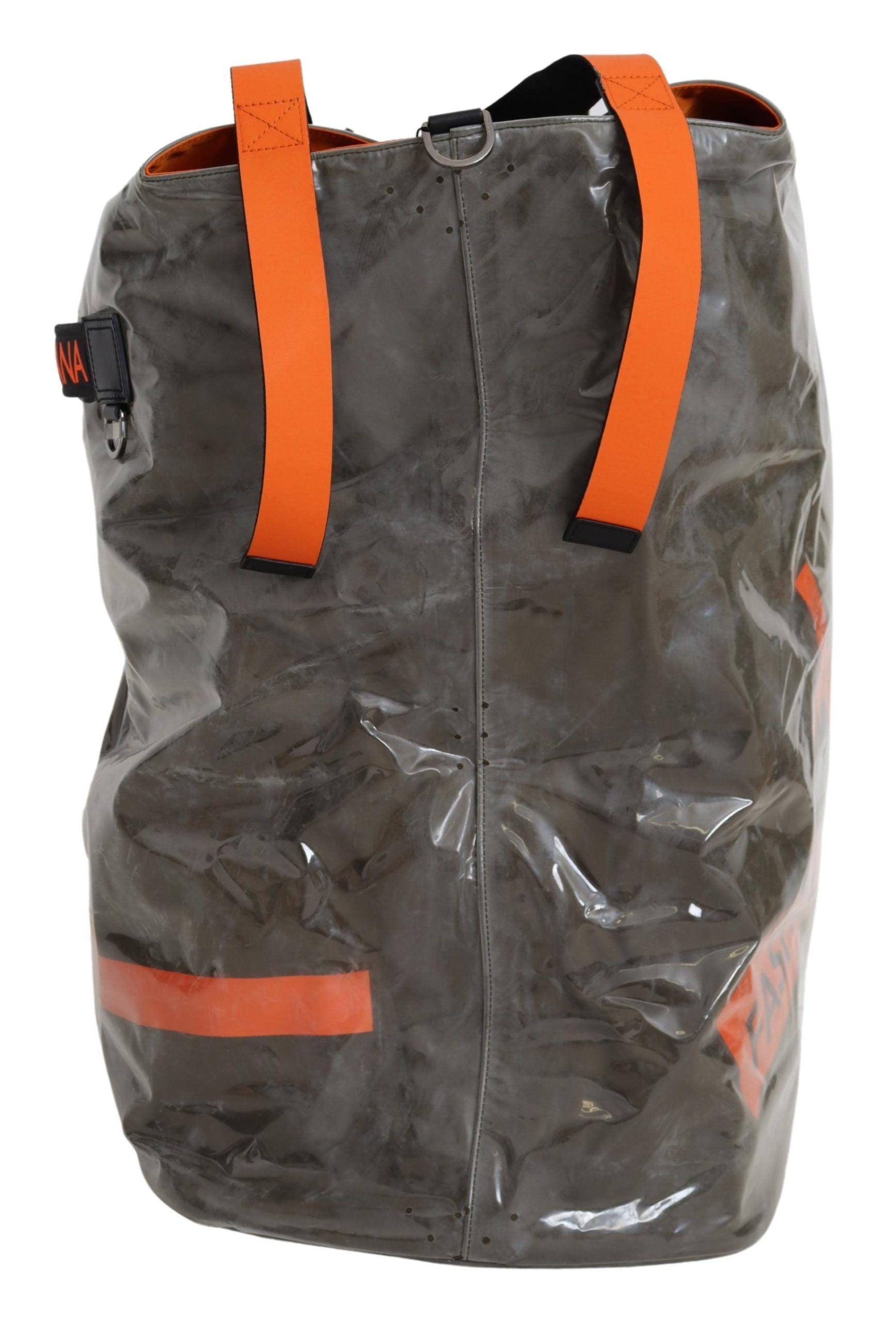 Dolce & Gabbana Cotton Men Large Fabric Green Shopping Tote Bag Dolce & Gabbana