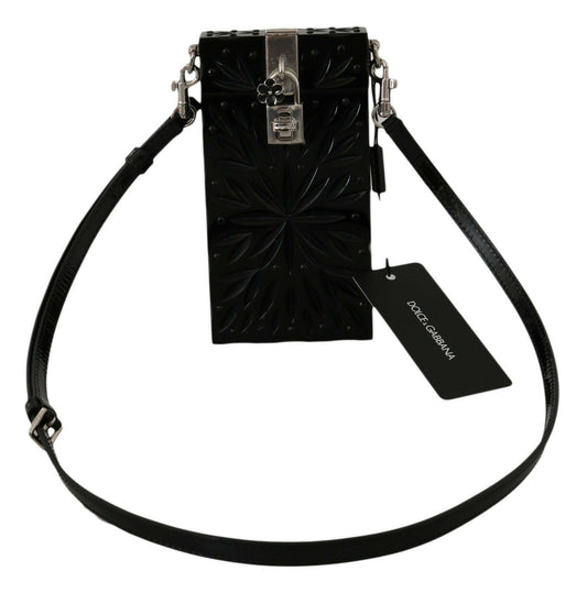 Dolce & Gabbana Black Crystal Plexiglass Cross Cigarette Case Holder Dolce & Gabbana