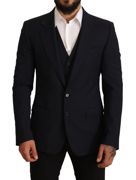 Dolce & Gabbana Blue 2 Piece MARTINI Blazer Suit Jacket Dolce & Gabbana