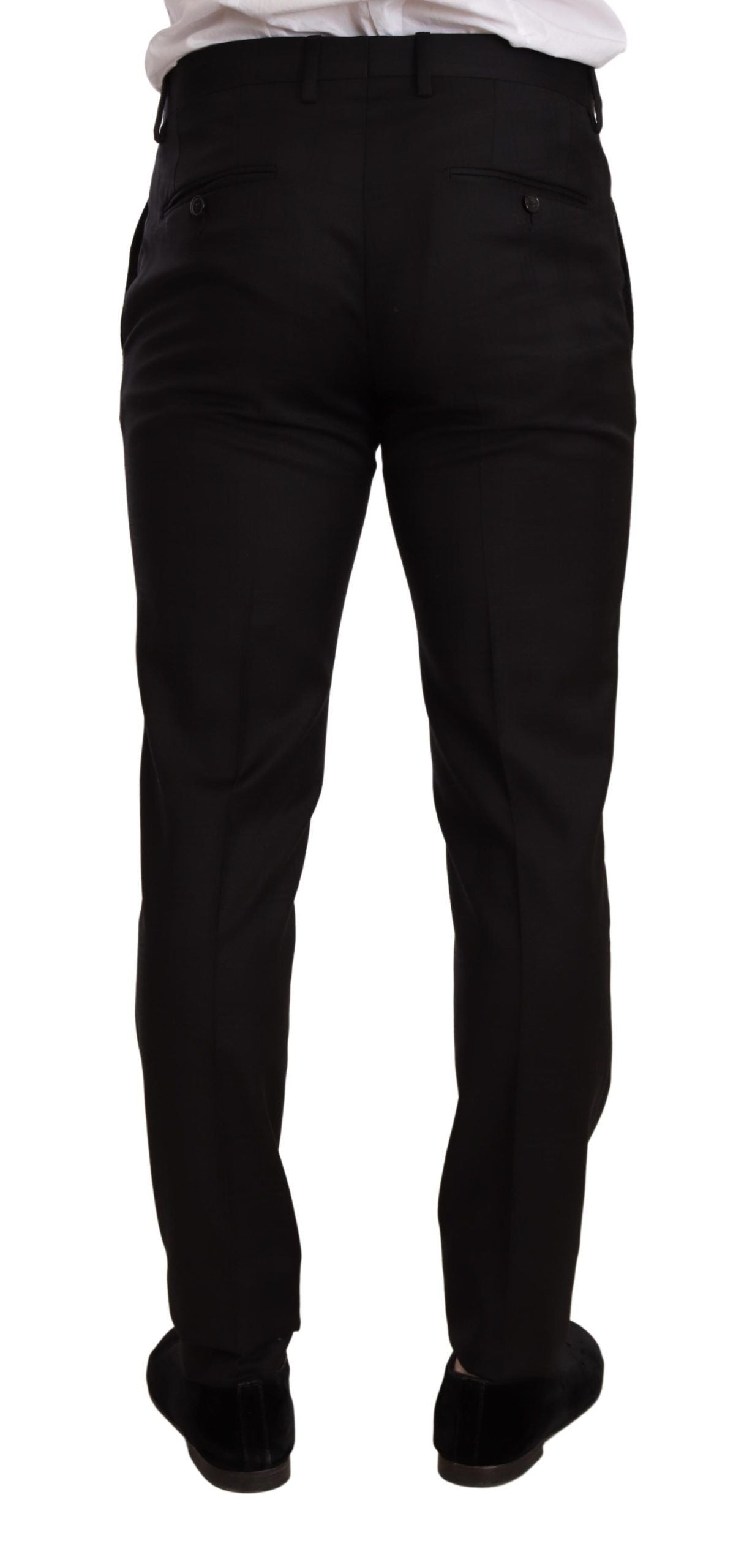 Dolce & Gabbana Black Check MARTINI SLIM FIT 2 Piece Suit Dolce & Gabbana