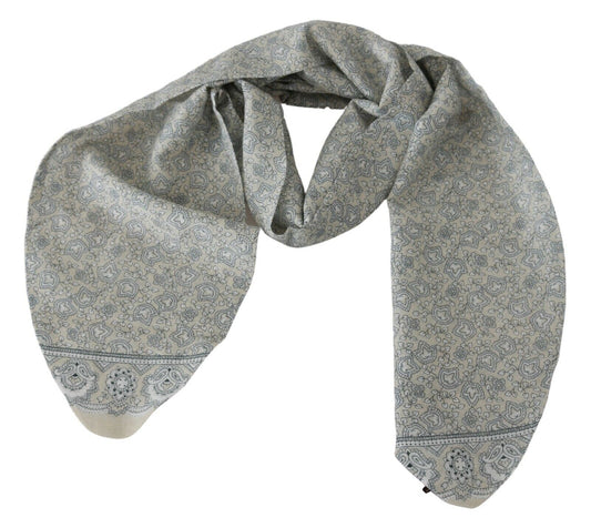 Ermanno Scervino Beige Blue Belt Wrap Beachwear Waist Ermanno Scervino