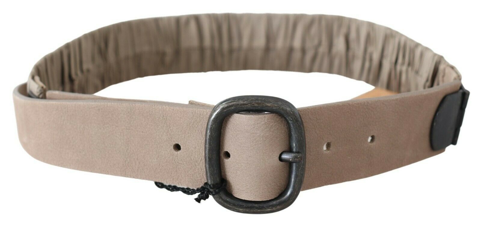 GF Ferre Brown Solid Leather Waist Metal Buckle Belt GF Ferre