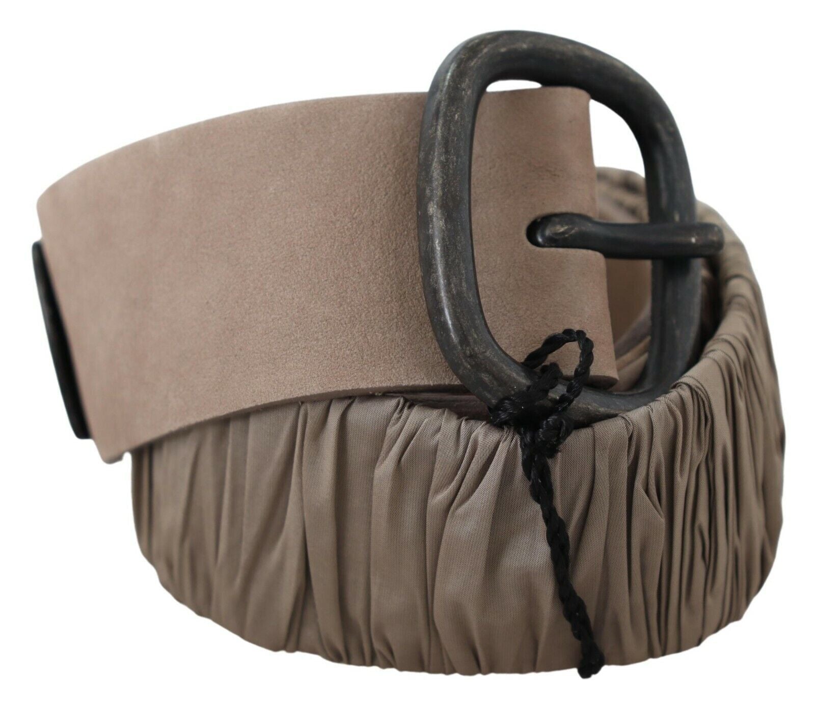 GF Ferre Brown Solid Leather Waist Metal Buckle Belt GF Ferre