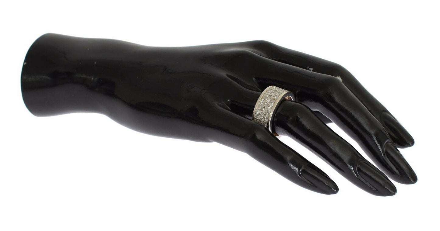 Nialaya Silver Womens CZ 925 Sterling Ring Nialaya