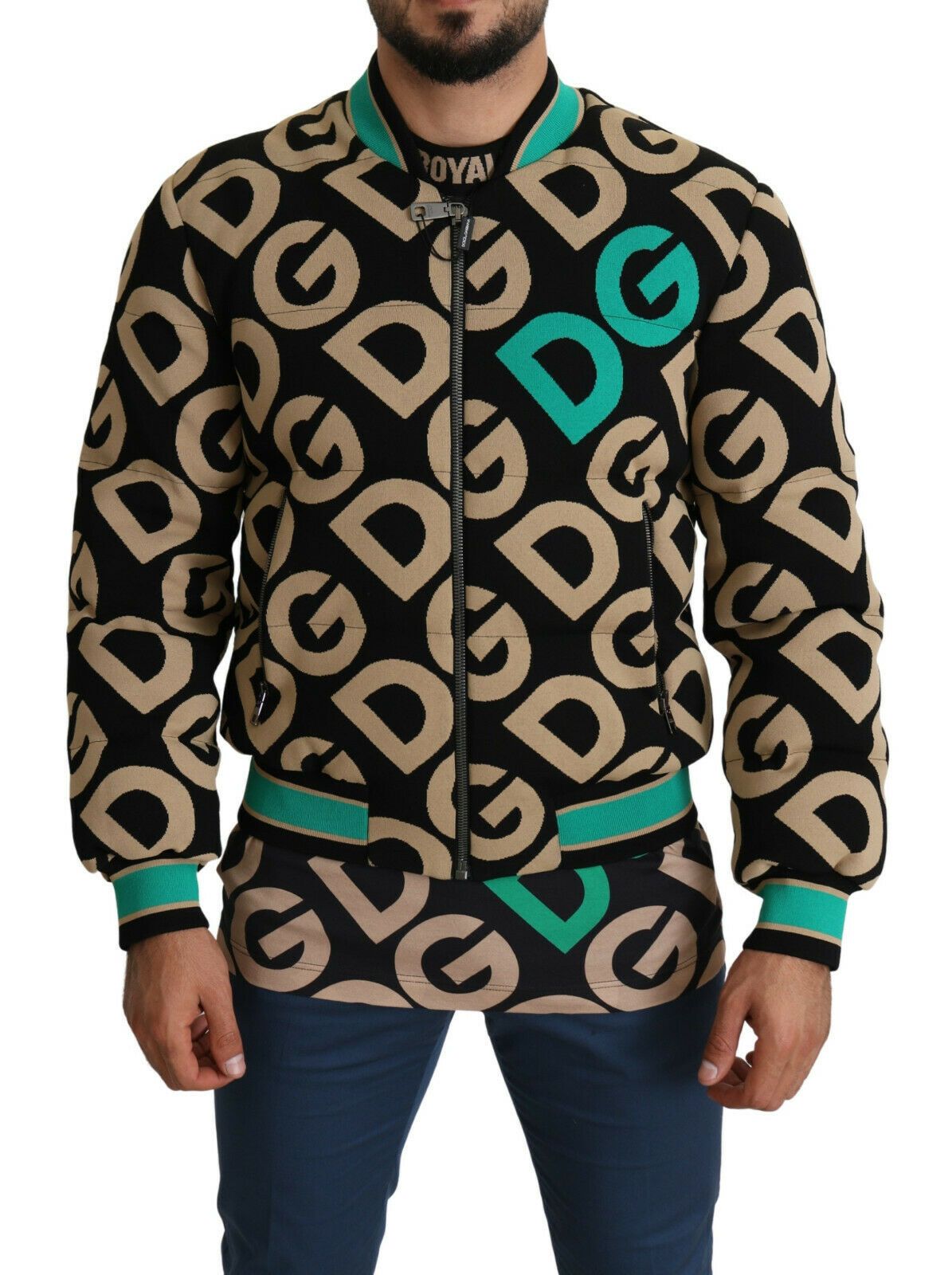 Dolce & Gabbana Multicolor DGMILLENNIALS Logo Print Jacket Dolce & Gabbana