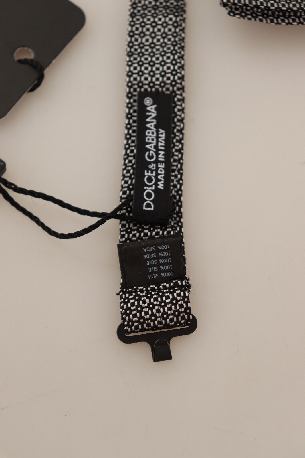 Dolce & Gabbana Multicolor Patterned Adjustable Neck Papillon Bow Tie Dolce & Gabbana