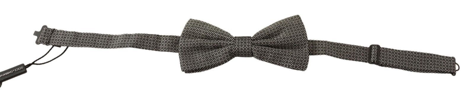 Dolce & Gabbana Multicolor Patterned Adjustable Neck Papillon Bow Tie Dolce & Gabbana