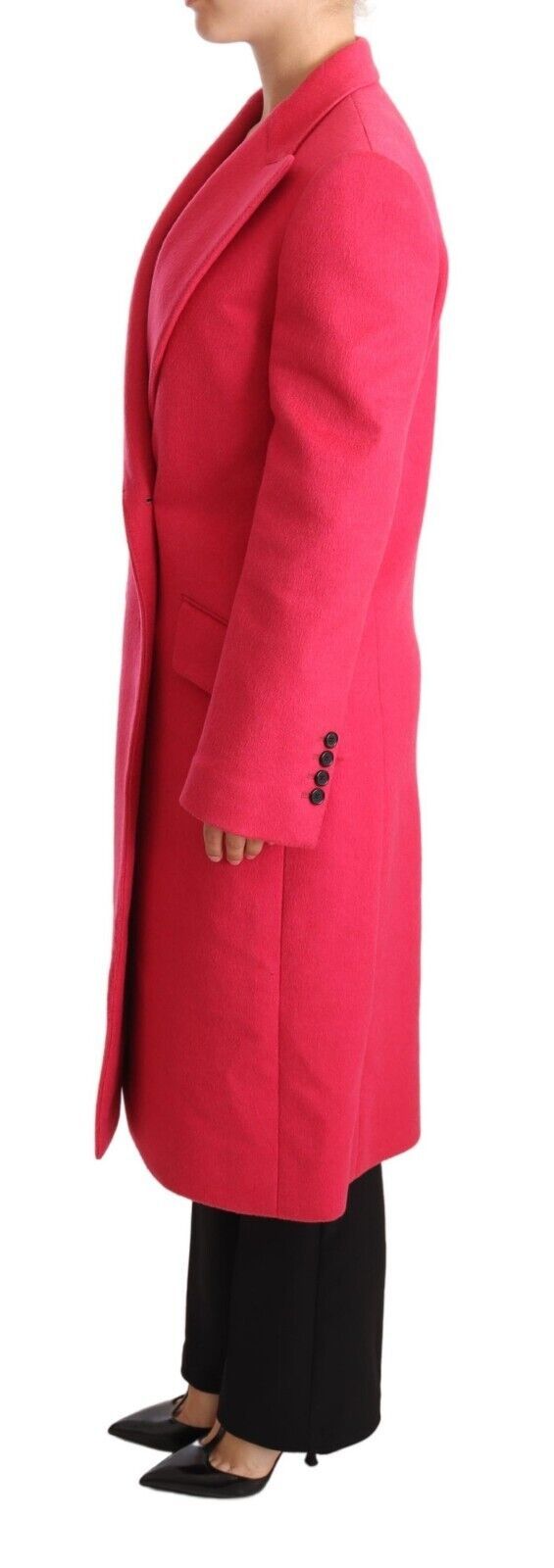 Dolce & Gabbana Pink Double Breasted Trenchcoat Jacket Dolce & Gabbana