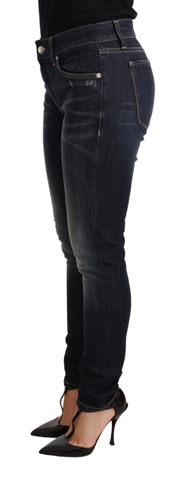 Dolce & Gabbana Blue Wash Slim Skinny Denim Cotton Stretch Jeans Dolce & Gabbana
