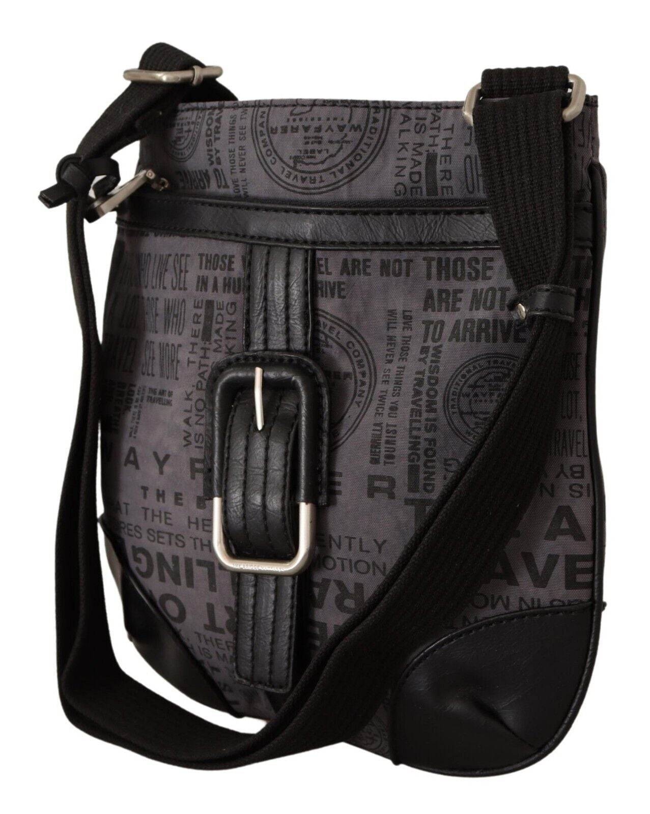 WAYFARER Gray Printed Logo Shoulder Crossbody Purse Bag WAYFARER