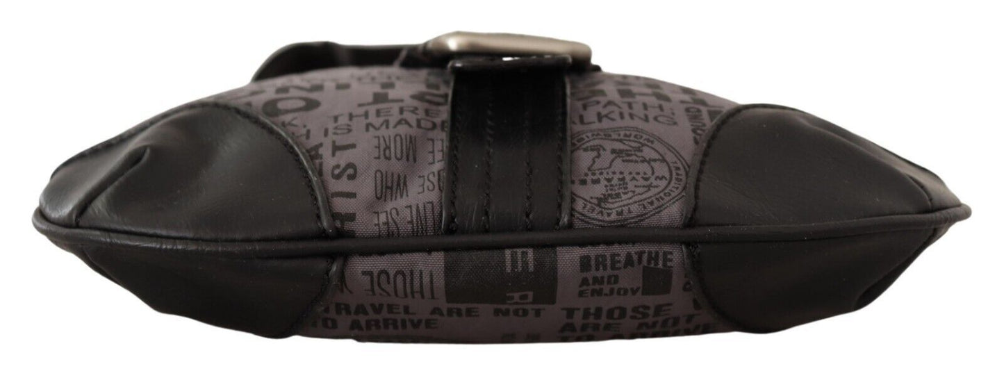 WAYFARER Gray Printed Logo Shoulder Crossbody Purse Bag WAYFARER
