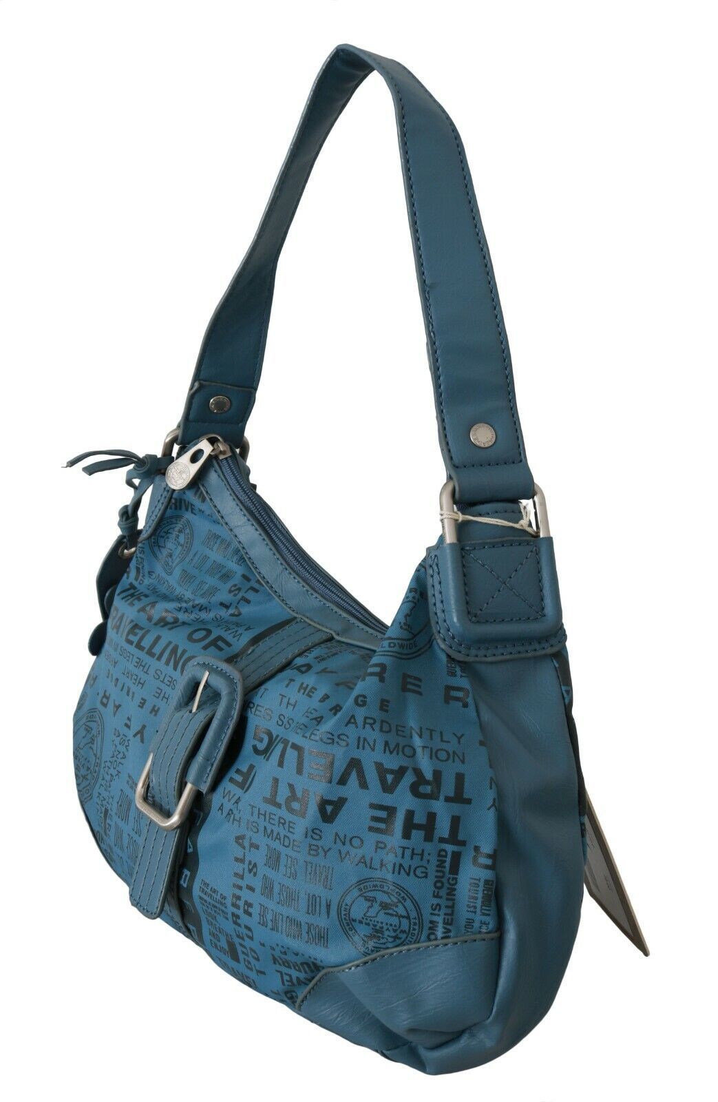 WAYFARER Shoulder Handbag Printed Purse Women Blue WAYFARER