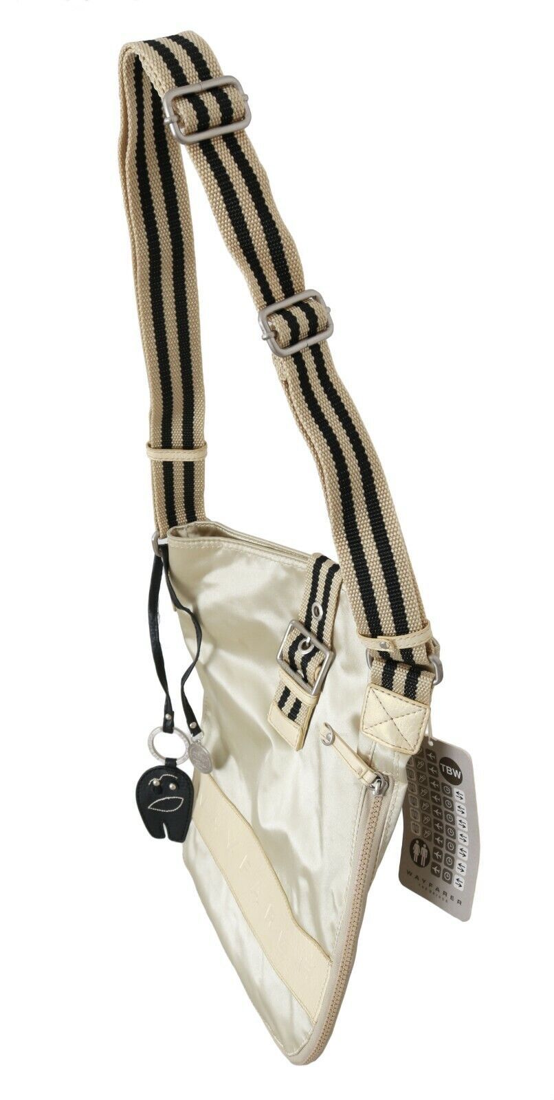 WAYFARER Beige Handbag Shoulder Tote Fabric Purse WAYFARER