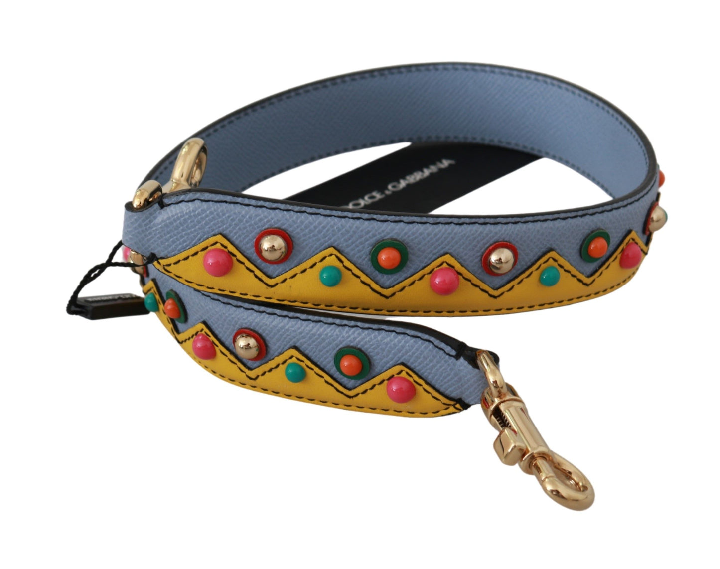 Dolce & Gabbana Blue Handbag Accessory Shoulder Strap Leather Dolce & Gabbana