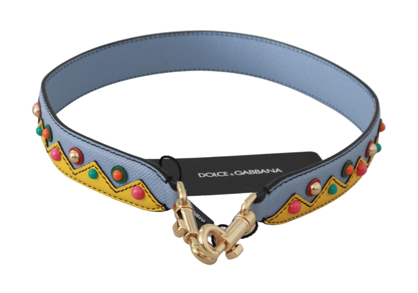 Dolce & Gabbana Blue Handbag Accessory Shoulder Strap Leather Dolce & Gabbana