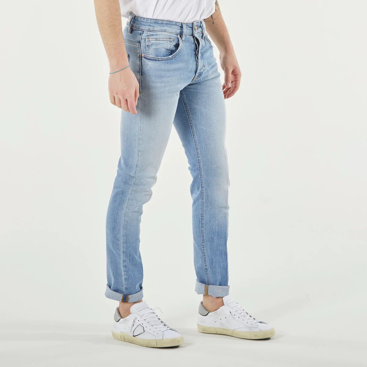 Don The Fuller Light Blue Cotton Men Jeans Don The Fuller