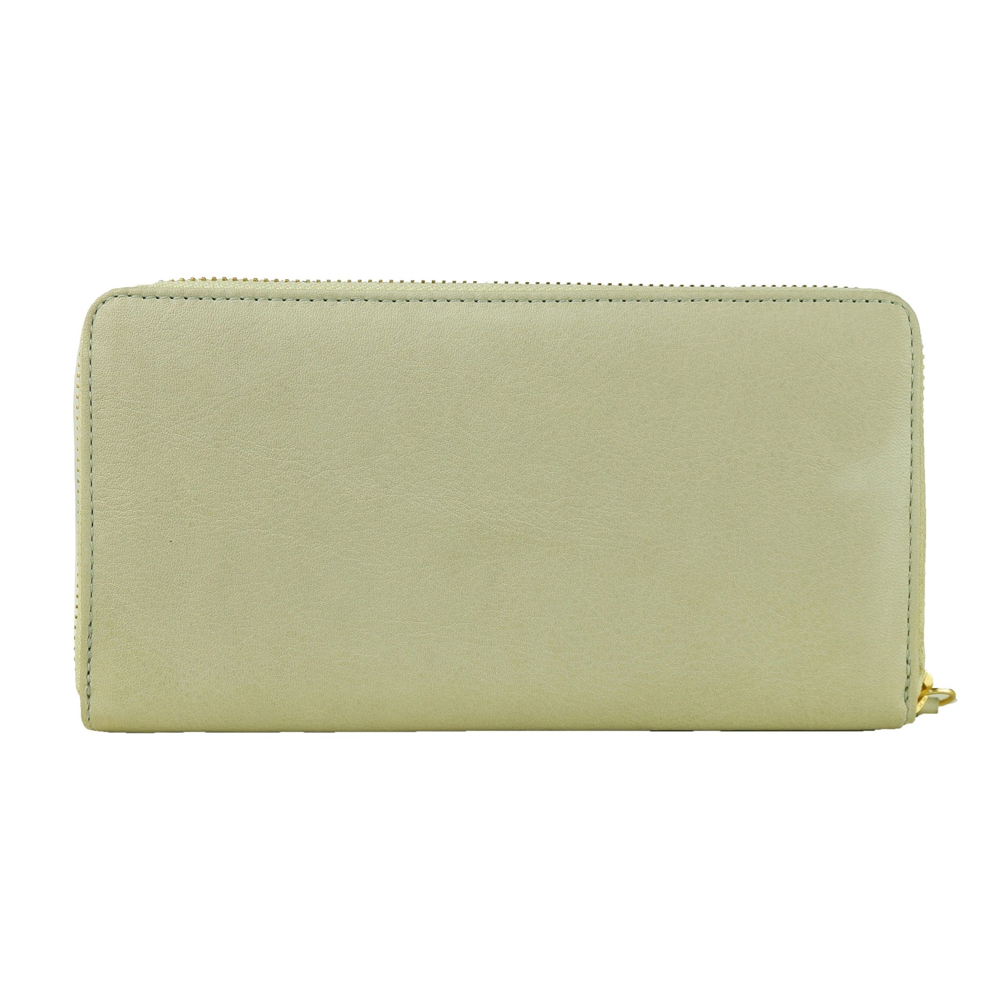 Cavalli Class Gray Calfskin Women Wallet Cavalli Class