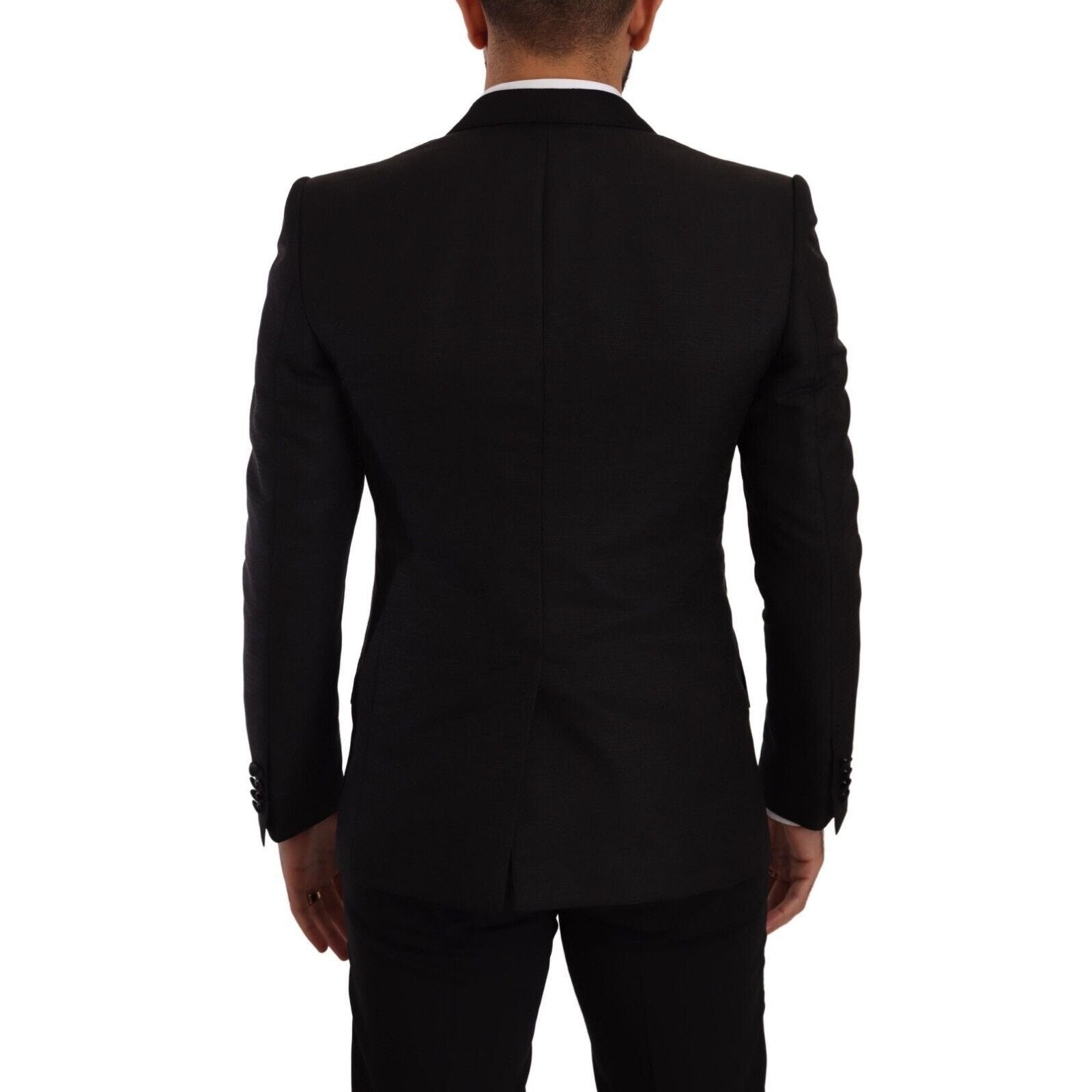 Dolce & Gabbana Black Slim Fit 2 Piece SICILIA Blazer