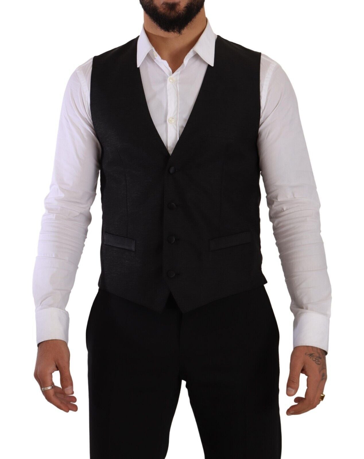 Dolce & Gabbana Black Slim Fit 2 Piece SICILIA Blazer Dolce & Gabbana
