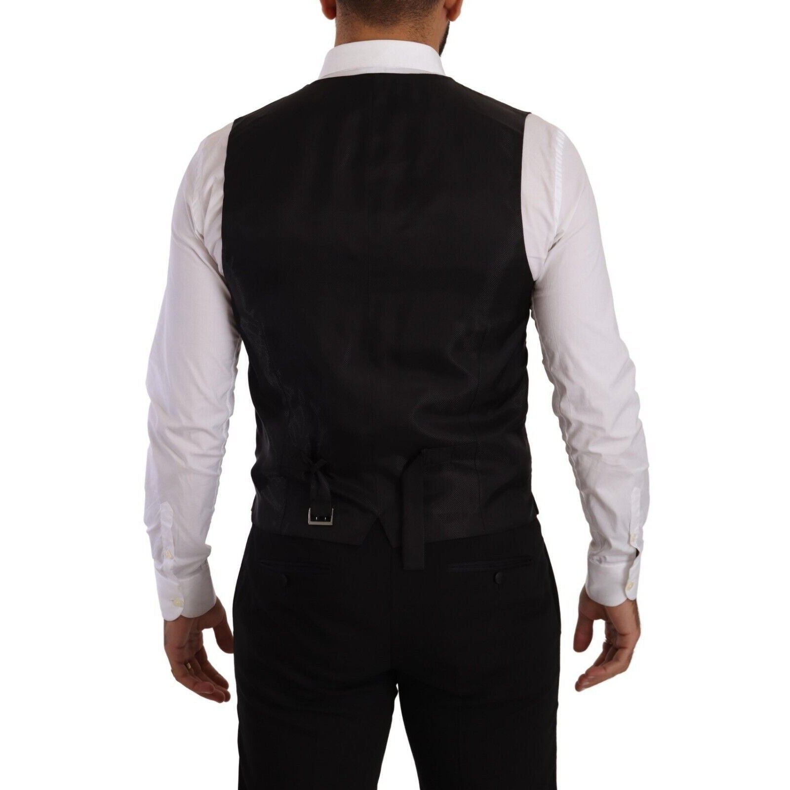 Dolce & Gabbana Black Slim Fit 2 Piece SICILIA Blazer