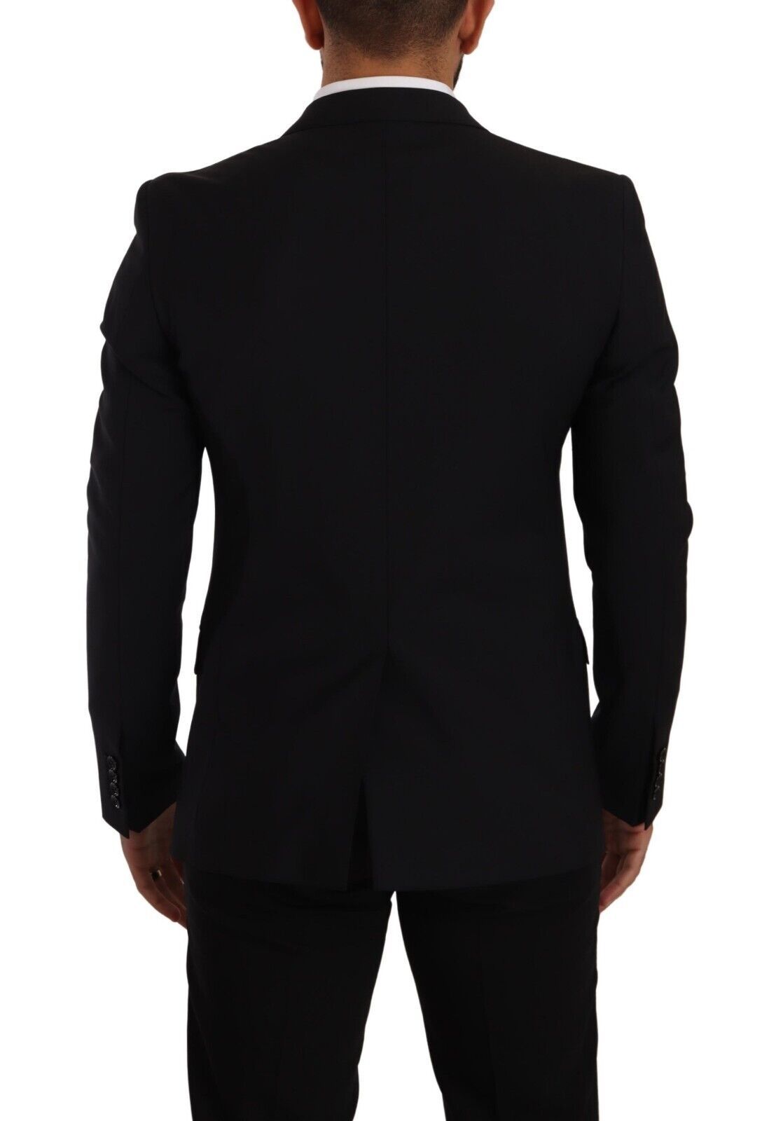 Dolce & Gabbana Black Slim Fit Vest 2 Button MARTINI Blazer Dolce & Gabbana