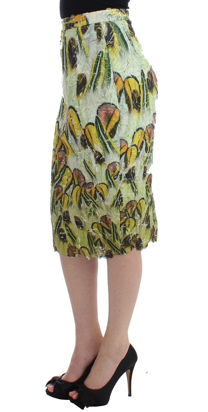 Lanre Da Silva Ajayi Multicolor Organza Pencil Skirt Lanre Da Silva Ajayi